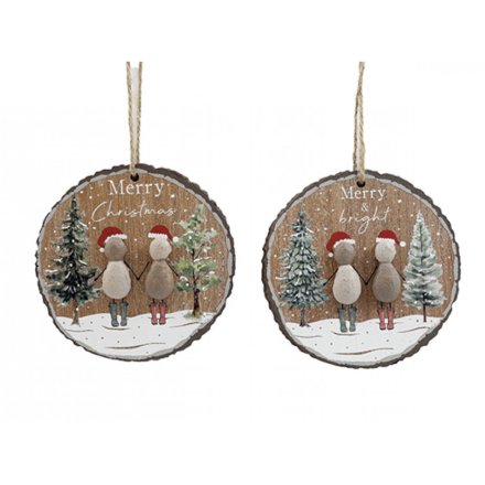 Pebble Merry & Bright Hanger