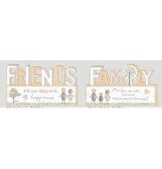 2/A Pebble Family & Friends Standing Deco, 25cm