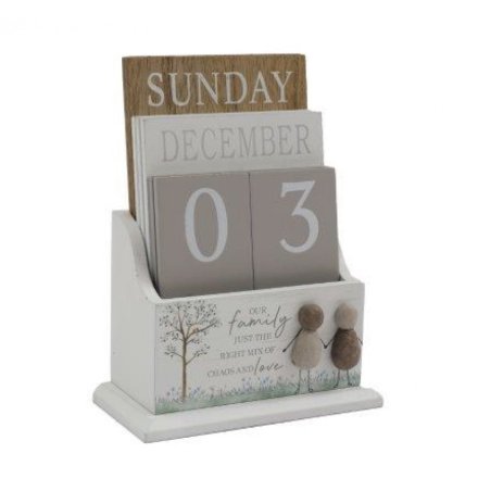 Pebble Family Calendar, 16cm