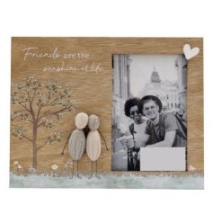 Capture memories with our adorable Pebble Friends Photo Frame. Perfect for displaying your loved ones.