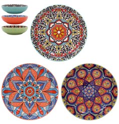 Bring a taste of Italy into your home with the Tuscany Bowl 22cm 3 Assorted set.