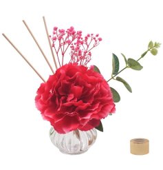 A luxury reed diffuser with floral additions with a luxury oud and velvet fragrance.