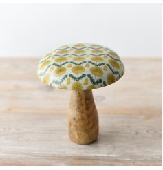 Bring a touch of natural charm to your home decor with this unique mushroom.