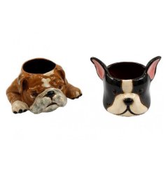 Dog Planters 19cm 2 Asstd