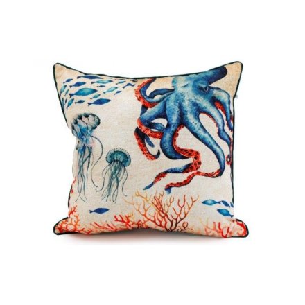 Ocean Octopus Cushion, 40cm