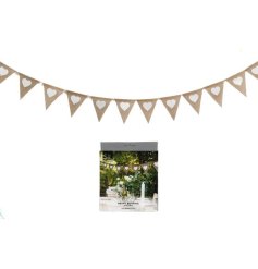 This bunting is durable and can be easily hung up for instant festive flair.