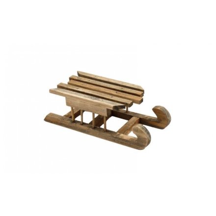 Decorative Wooden Sleigh 27cm