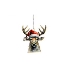 bring your chrristmas to live this year with this reindeer hanging decoration