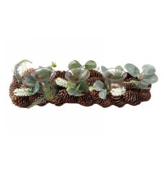 Xmas Pinecone T-Light Holder 38cm