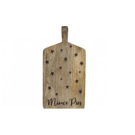 'Mince Pie' Wooden Serving Board 50cm