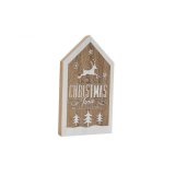 A stylish wooden house plaque with a lovely sentiment slogan. 