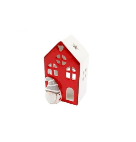 Get in the spirit with this Christmasy themed house Tea Light holder