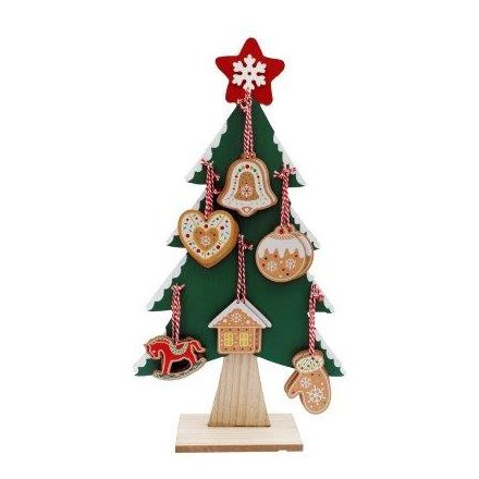 8cm Gingerbread Hang Decoration - 3/A, 