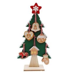 Add a touch of charm to your tree with these delightful gingerbread hangers - a must-have Christmas decoration