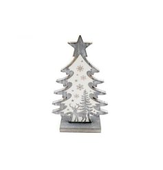 Get in the festive spirit with this cute standing xmas tree decoration.