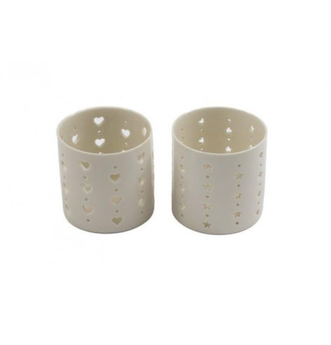 Brighten up your living space this season with this charming tea light holder.