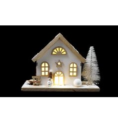 18cm LED Festive House Ornament