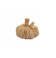 Shaped a pumpkin, this ornament is creative, cute and unique looking.