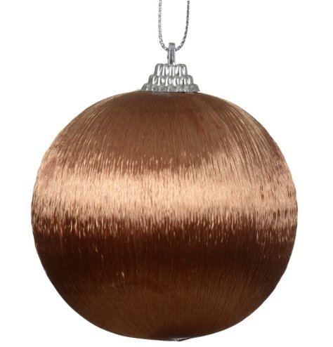 Gold Soft Fabric Bauble 8cm