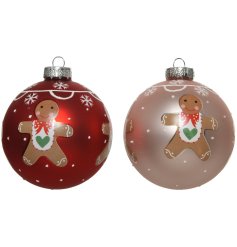 Dress your tree with traditional gingerbread baubles 