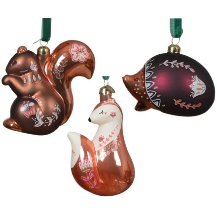 Woodland Animal Floral Hangers 3/a