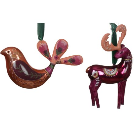 Floral Animal Hangers 2/a