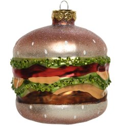 Add some pizzazz to your home with Hamburger Glass Glitter 
