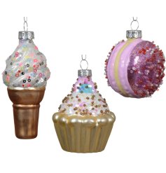 Hanging Glitter Cakes 3/a