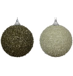 Add some charm to your holiday decor with these adorable foam baubles - the ultimate festive touch for any space.
