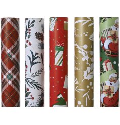 Wrap all your gifts in style with this traditional wrapping paper