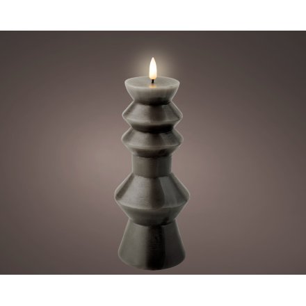 Transform your space with the Led Wick Candle Wax Candleholder.