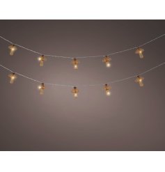 Indoor Mushroom LED String Lights, 140cm