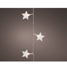 LED Star String Lights - Indoor Use, 90cm