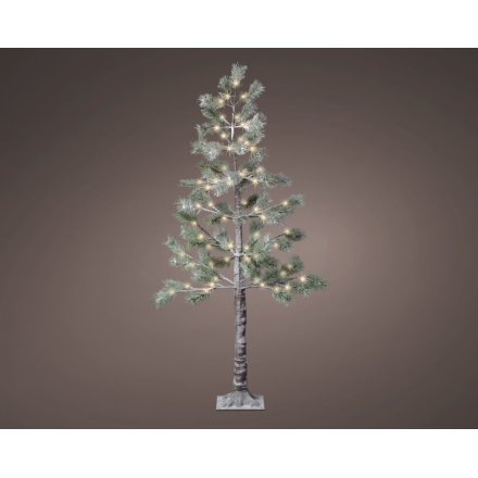 Outdoor LED Snowy Pine Tree, 150cm