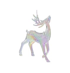 Iridescent Reindeer on String, 11cm