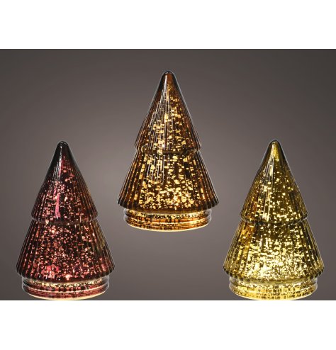 Enhance your holiday decor with our charming lighted trees - a festive touch for any household this Christmas.