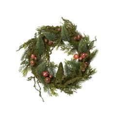 Add rustic charm to your home with this stunning wreath, a perfect fit in any space. A must-have decor accessory