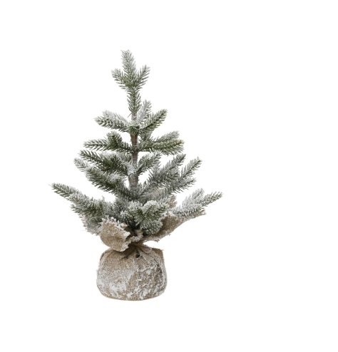 Snowy Effect Mini Indoor Christmas Tree, 40cm