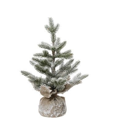 Indoor Christmas Tree with Snowy Effect, 40cm
