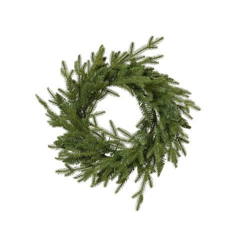 Get into the holiday spirit with a charming plastic wreath from Norway. Festive flair for your decor.