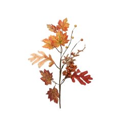 Leaves on Spray Stem, Deco, 50cm