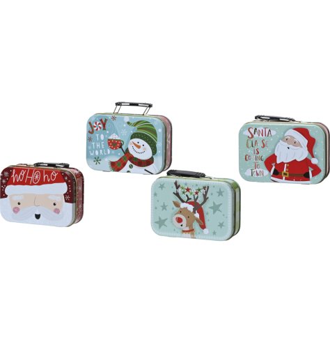 Multi-purpose Printed Rectangle Tin: Store biscuits, sweets, and craft pieces in this versatile container.