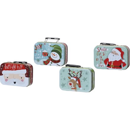 Store various items with this Printed Rectangle Tin - biscuits, sweets, craft pieces, and more! Perfect storage 