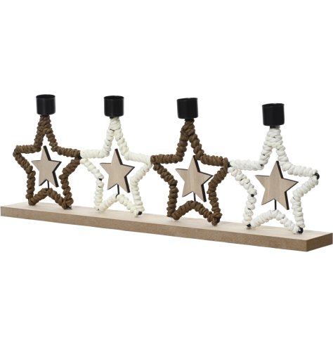 43cm Wire Star Candle Holder 