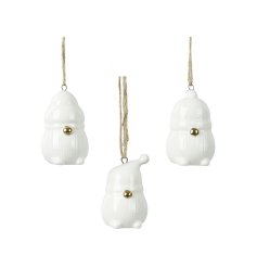 3/A Hanging Gnome with Gold Nail Deco, 5.4cm