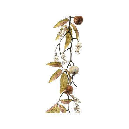 Autumnal Garland w/ White Berries