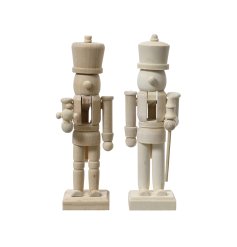 2/a Natural Nutcrackers 12.5cm