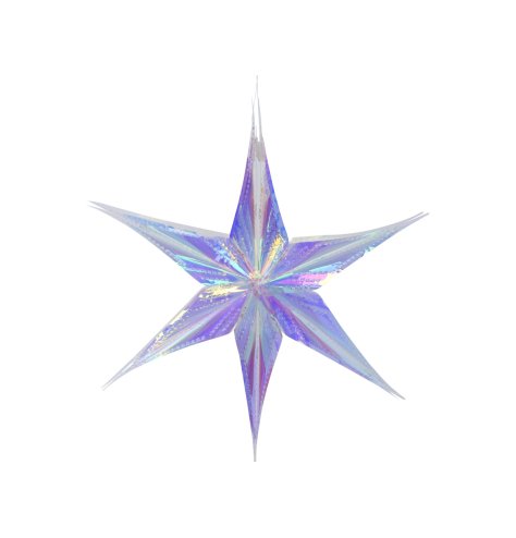 40cm Star Iridescent Hanger