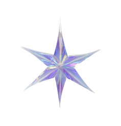 40cm Iridescent Star Hanger