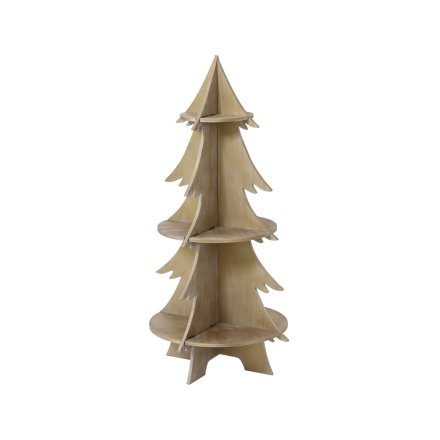 Wooden DISPLAY CHRISTMAS TREE, 109cm
